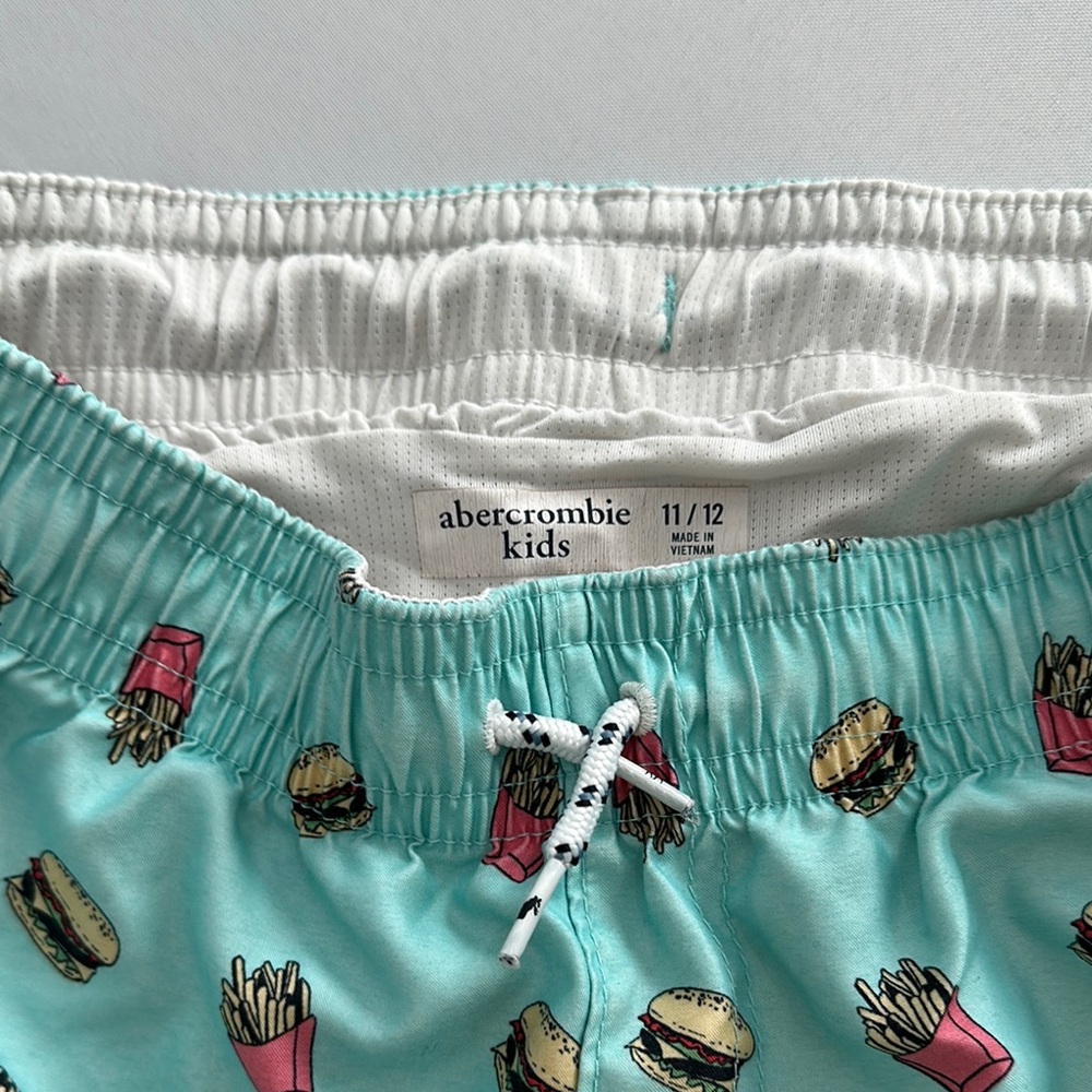 Abercrombie Kids Burger Print Shorts